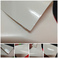 米白色光面PVC夹网布  箱包布  帐篷布   游乐设施产品专用面料图
