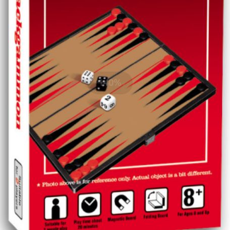 QX3620 sealed box color box magnetic backgammon