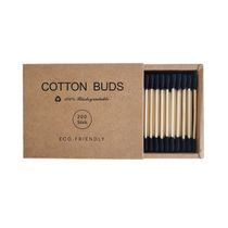 Kraft paper box bamboo wood plastic paper cotton swab stick