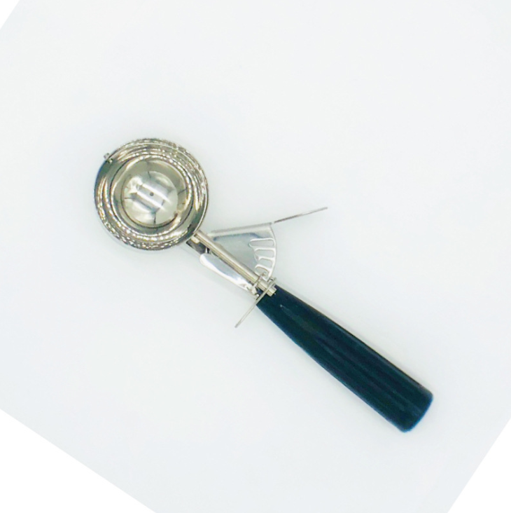 Stainless steel ice cream spoon detail image 3