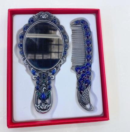 Small Metal Set Mirror Specification drawing