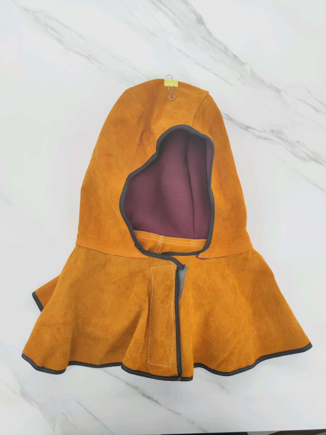 全牛皮防护头套产品图