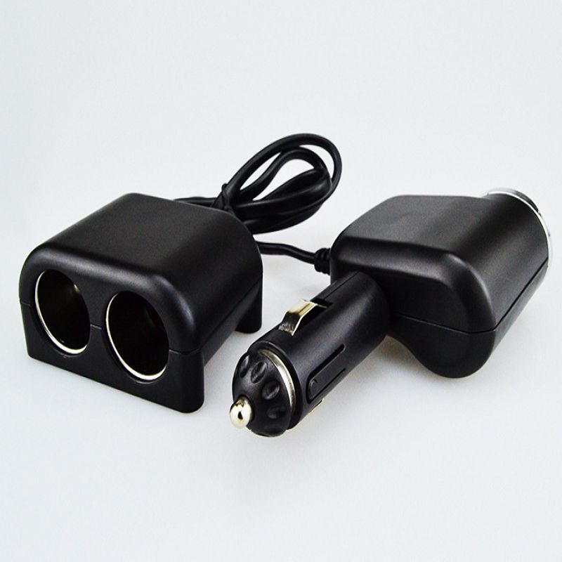 Car one-to-three cigarette lighter, 12V and 24V split power supply distributor, car cigarette lighter