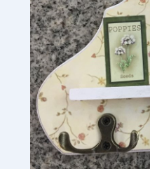 玫瑰花壁挂玄关衣帽架钥匙挂钩创意木质挂衣架墙面装饰详情图3