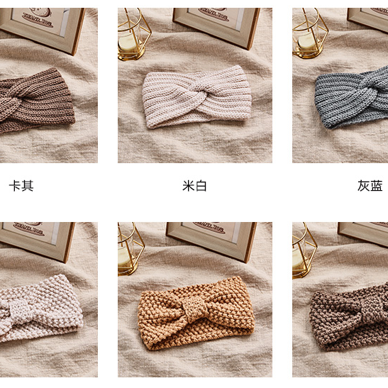 Basic wool headband, all colors, in stock