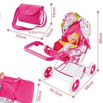 3D real Eye Barbie doll + pet dog + dessert + fruits and vegetables mixed H
