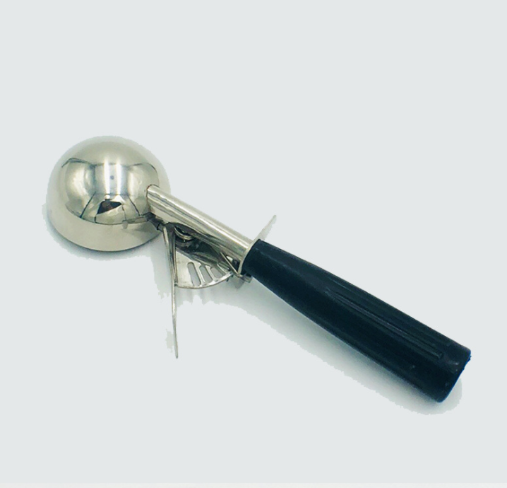 Stainless steel ice cream spoon detail image 2