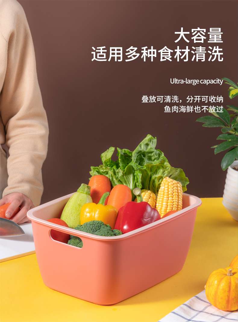 厨房沥水篮水果篮详情7