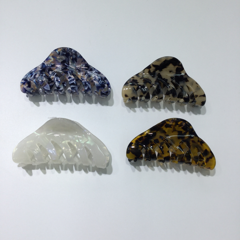 Acetic acid middle and high-end retro grab clip after bathing head spring and summer hair grab clip thumbnail