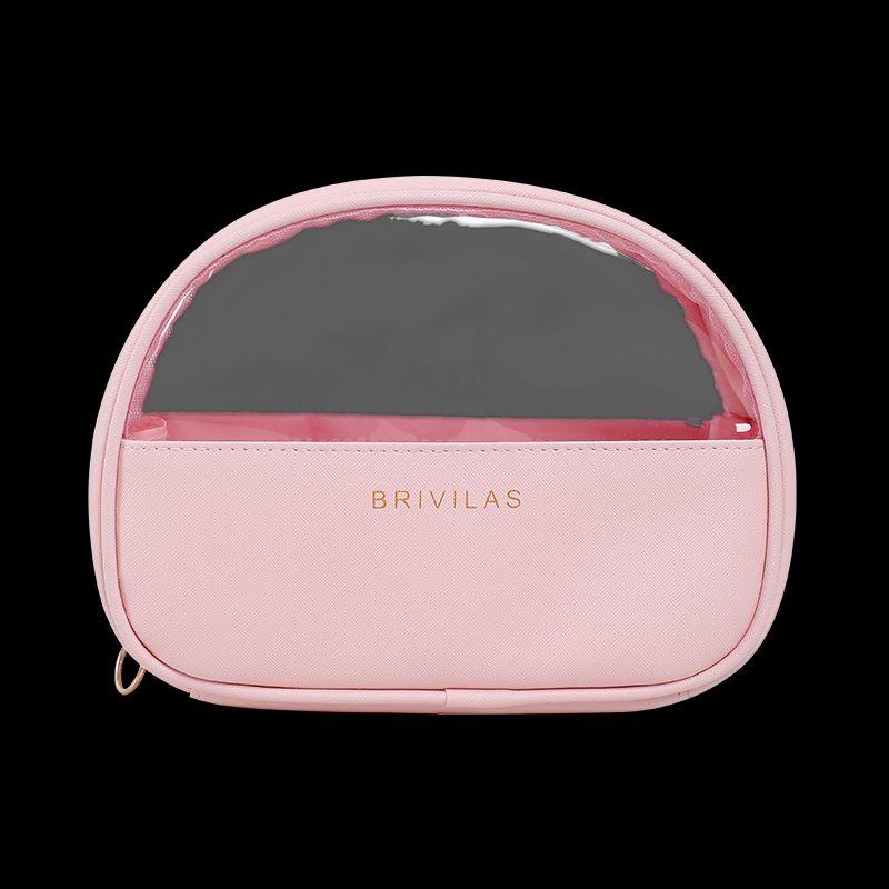 Leather Makeup Bag Medium details Picture