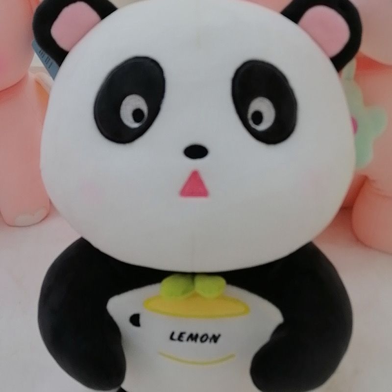 厂家直销毛绒公仔熊猫抱枕宝华玩具商行产品图