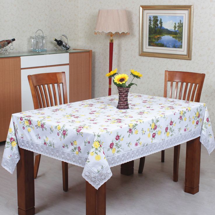 Waterproof and oil-proof plastic table cloth coffee table cloth