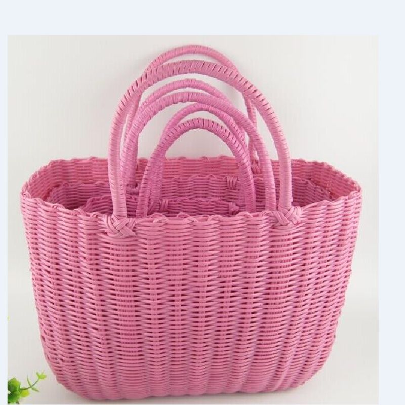 厂家直销   环保材质编篮超市购物篮   面包篮水果篮   收纳筐图