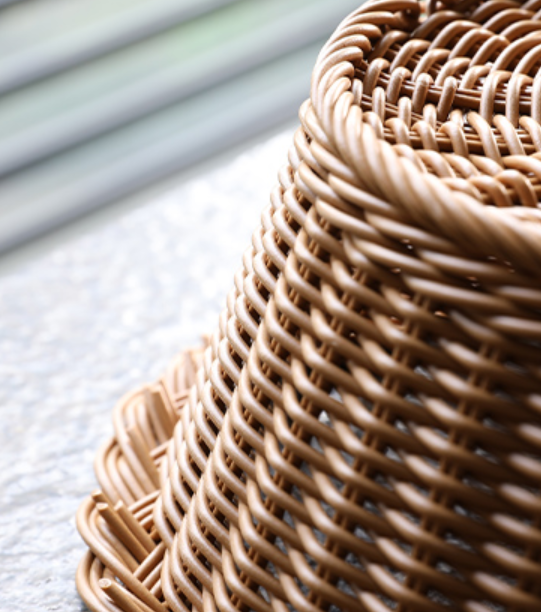 厂家  环保塑料  编织果篮  果盘  桌面收纳零食筐      详情图6