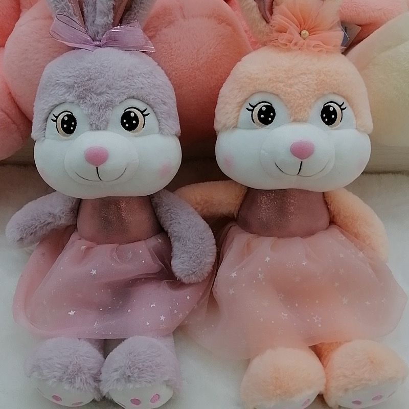 New plush toy, pillow, cartoon toy, lazy person's bed, cute sleeping pillow, cushion decoration, plush doll factory direct sales, plush toy skirt, rabbit cartoon decoration style, Baohua Toys Store
