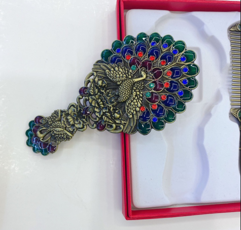 小套镜子孔雀开屏详情图7