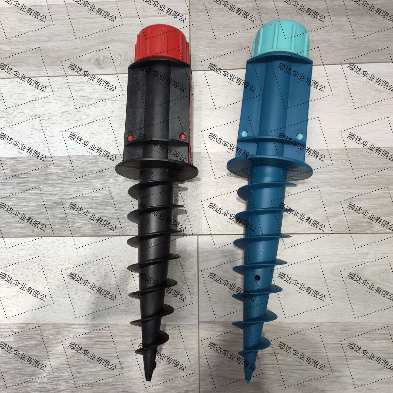 SDumbrella厂家供应户外沙滩伞塑料插脚 螺旋插脚详情5