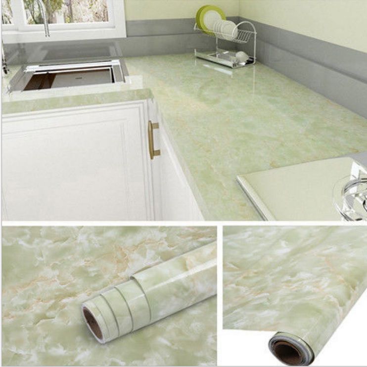 Thickened marble wallpaper