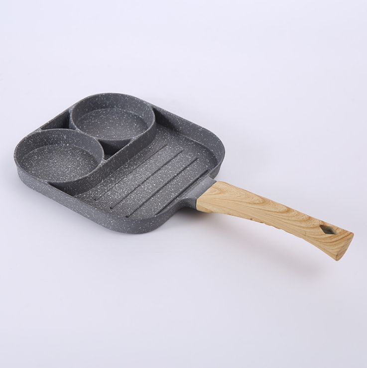 Medical stone four hole fried egg pan detail image 1