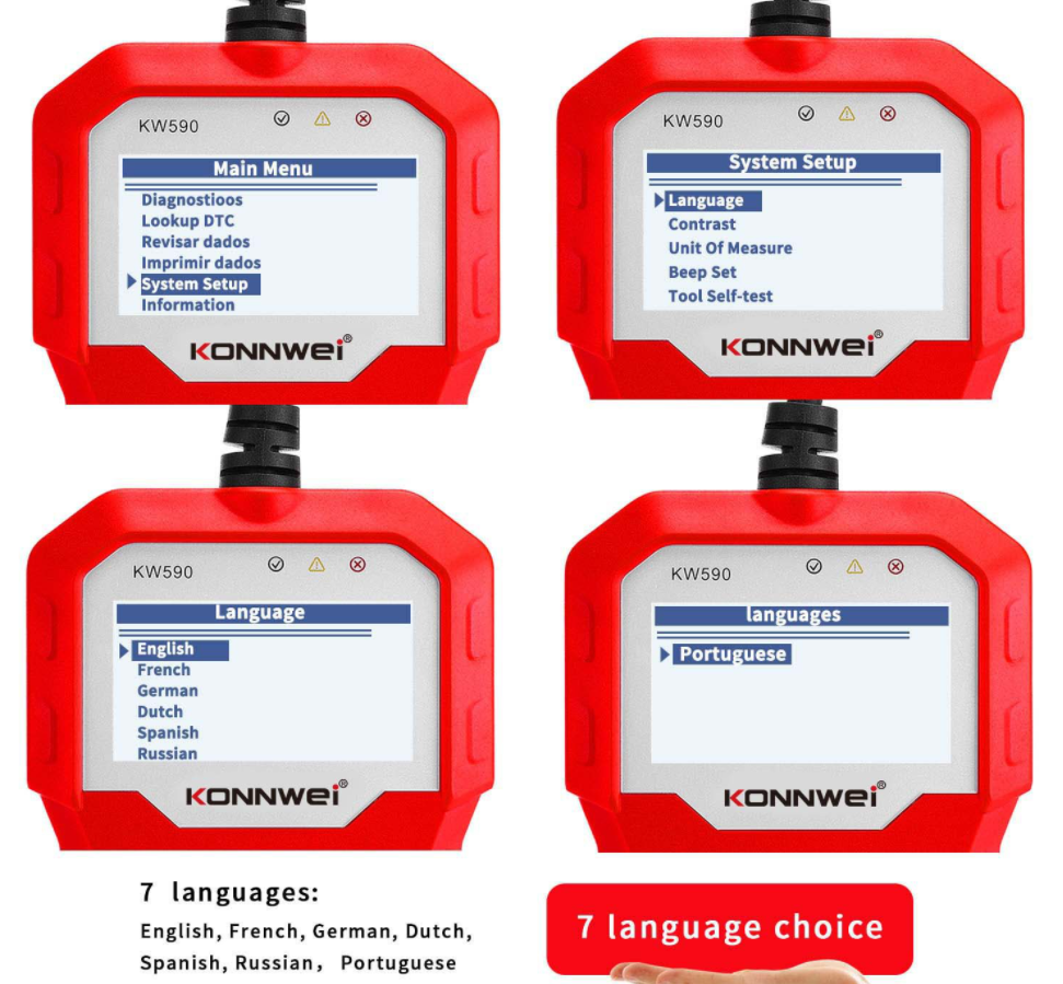 汽车故障诊断仪检测仪扫描仪FOXWELL NT200AUTOPHIX OM123详情6