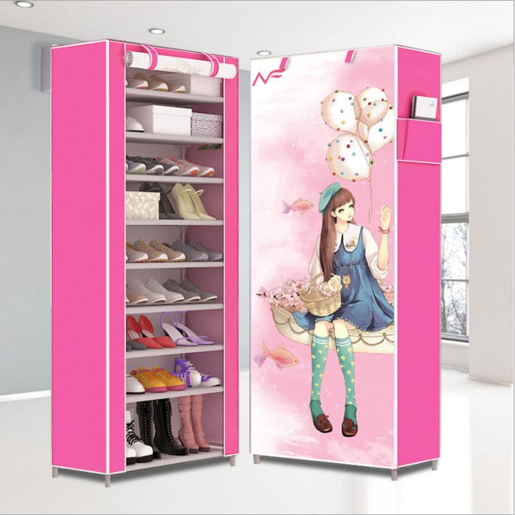 Non-woven shoes cabinet