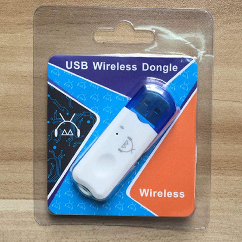 小蓝帽USB蓝牙音频接收器蓝牙棒无线车载音乐接收器蓝牙适配器USB