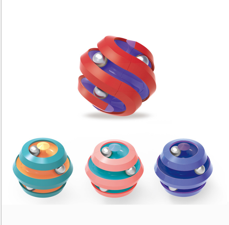 新款4珠滚珠轨道陀螺魔方详情图2