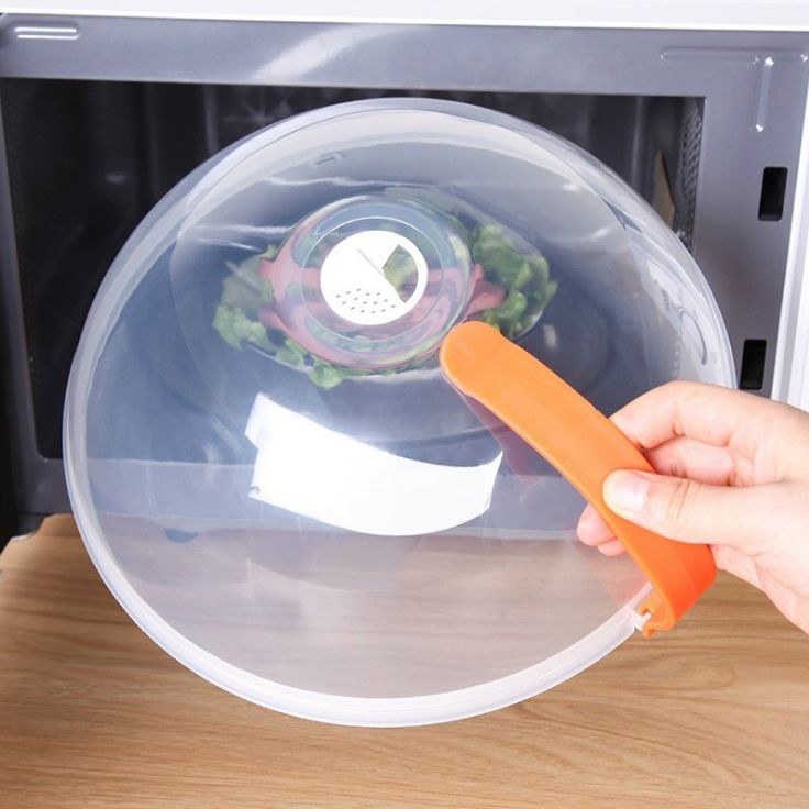 New oiled lid for microwave ovens