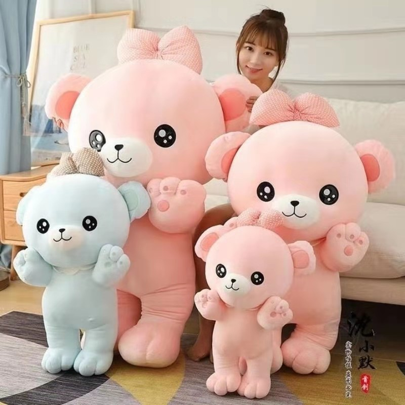 Factory direct sales of plush toys, cartoon station, bear style, Baohua Toys Store detail image 2