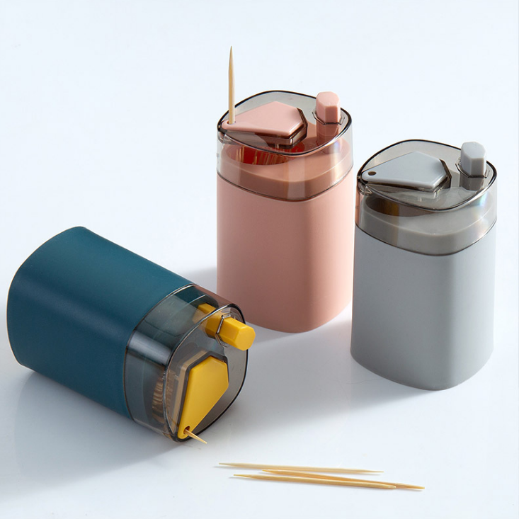 New push-type creative automatic pop-up toothpick bucket detail image 1