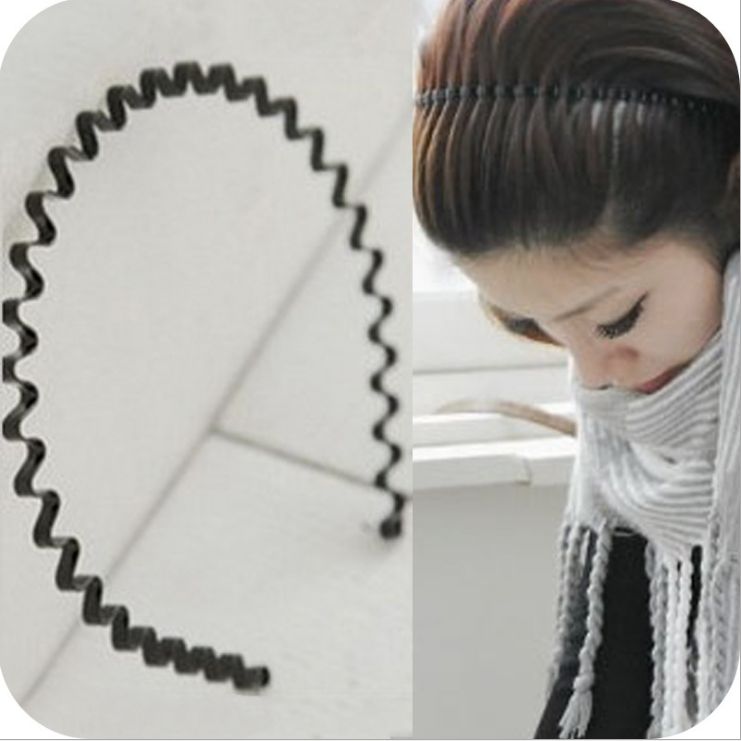 Unisex wavy headband