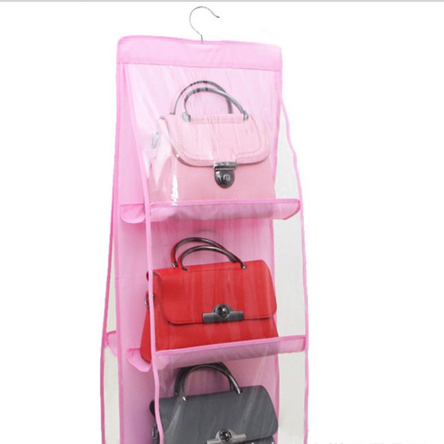 Fabric folding transparent bedroom bag