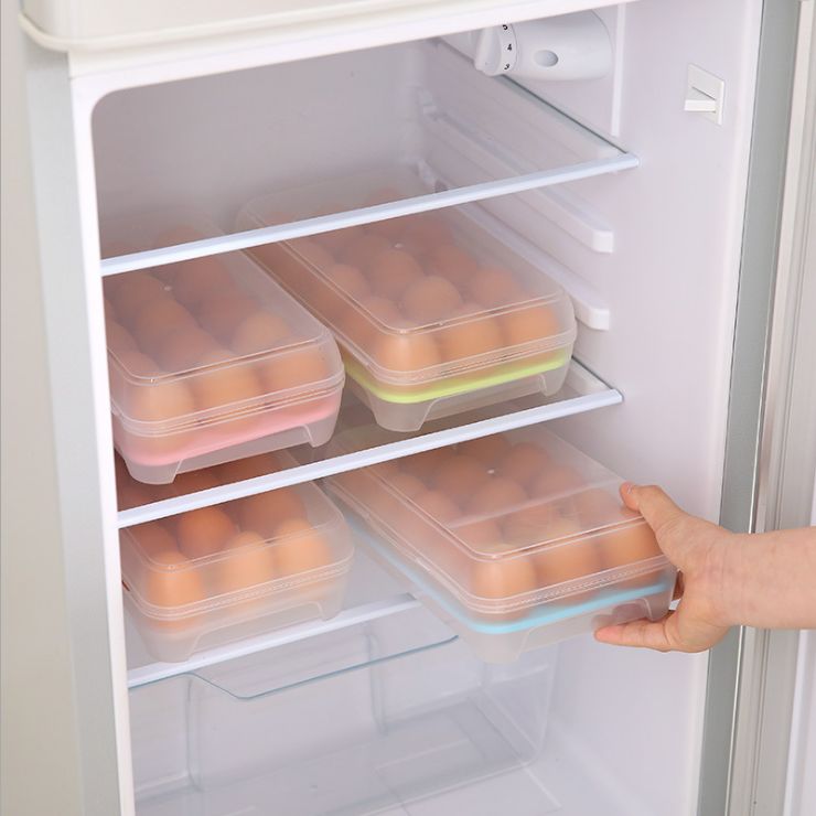 Kitchen multi-division refrigerator egg carton