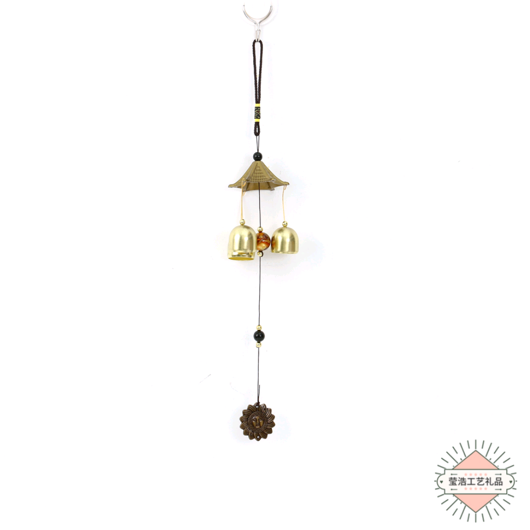 Simple European-style metal wind chimes, Yinghao craftsmanship, outdoor wind chimes, balcony decorative hangers