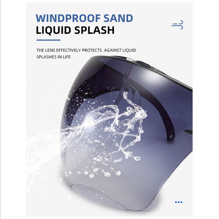 Protective glasses against wind and sand