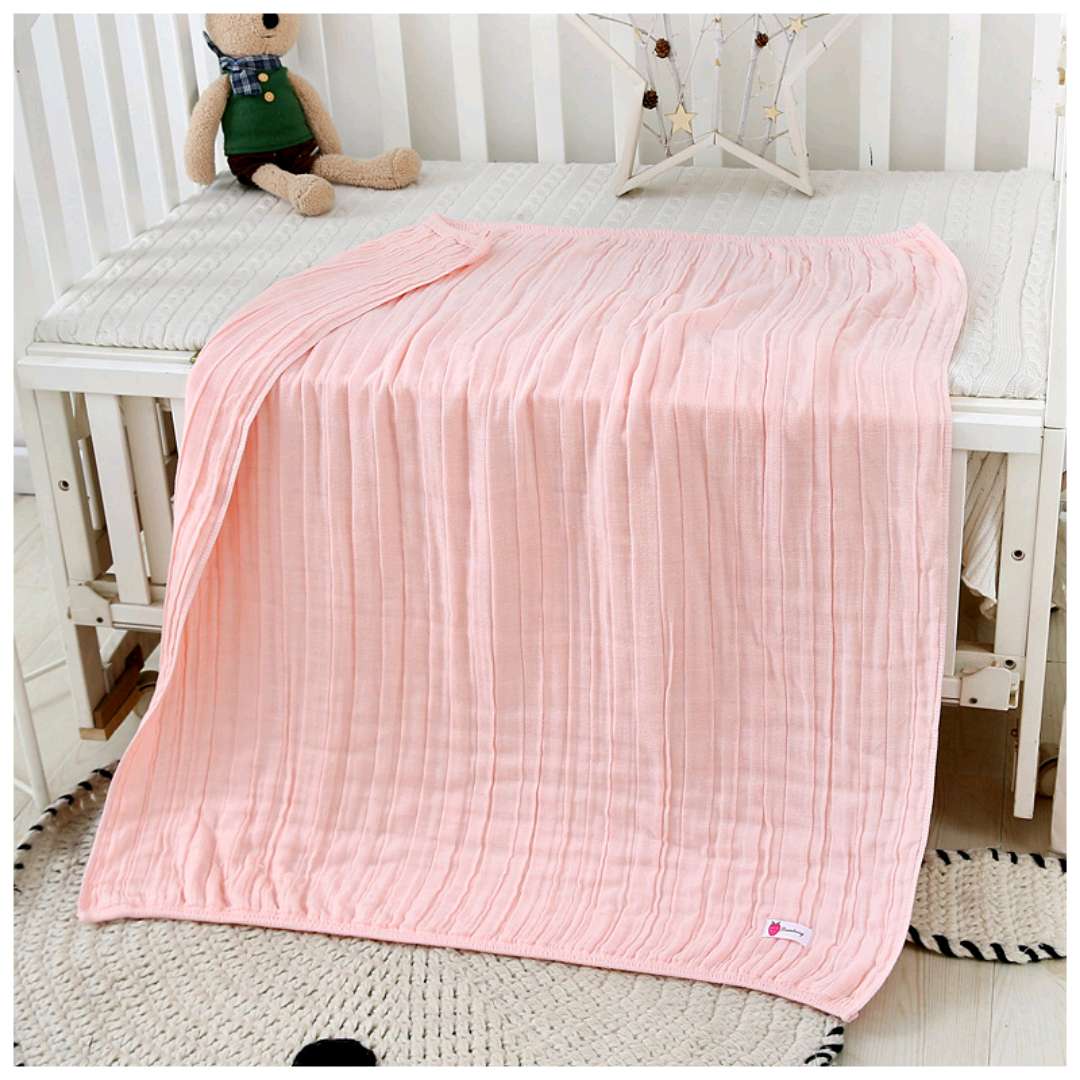 义乌好货纱布纯棉童被婴童毛巾被宝宝盖毯柔软舒适婴童空调盖毯详情图5