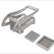 A manual potato press