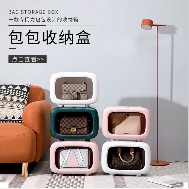 Fully enclosed transparent organizer