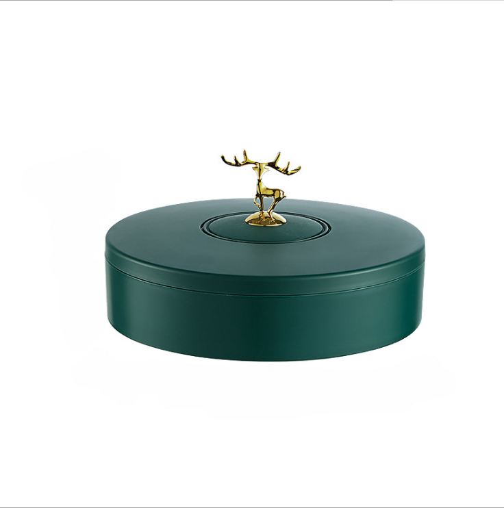 A Nordic light luxury creative candy plate with compartments and LIDS detail image 2