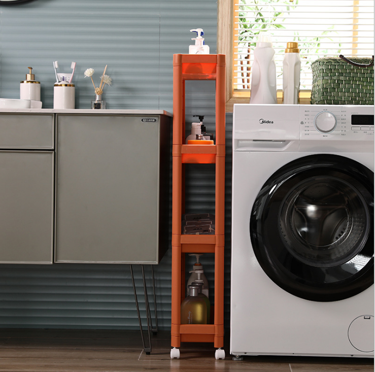 Floor-standing gap trolley storage rack detail image 6