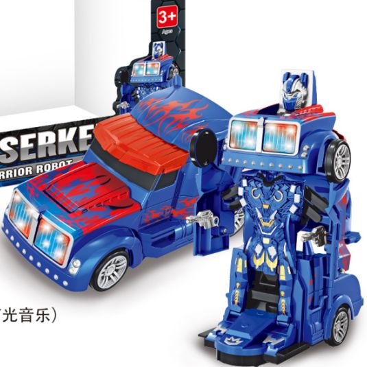 8996 Window box Electric Qintianzhu Tractor Deformation Car (English box)
