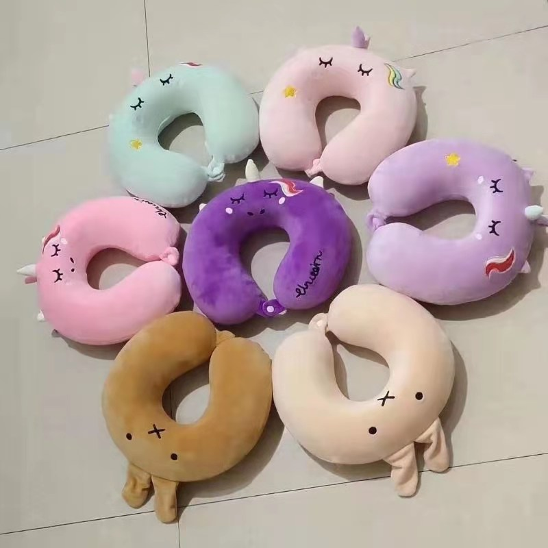 厂家直销毛绒公仔午睡枕款宝华玩具商行详情图2