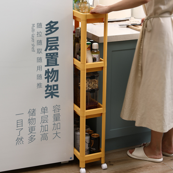 Floor-standing gap trolley storage rack detail image 4