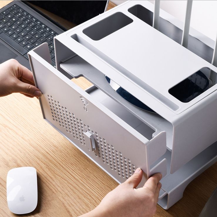 Creative dustproof wifi wireless router storage box