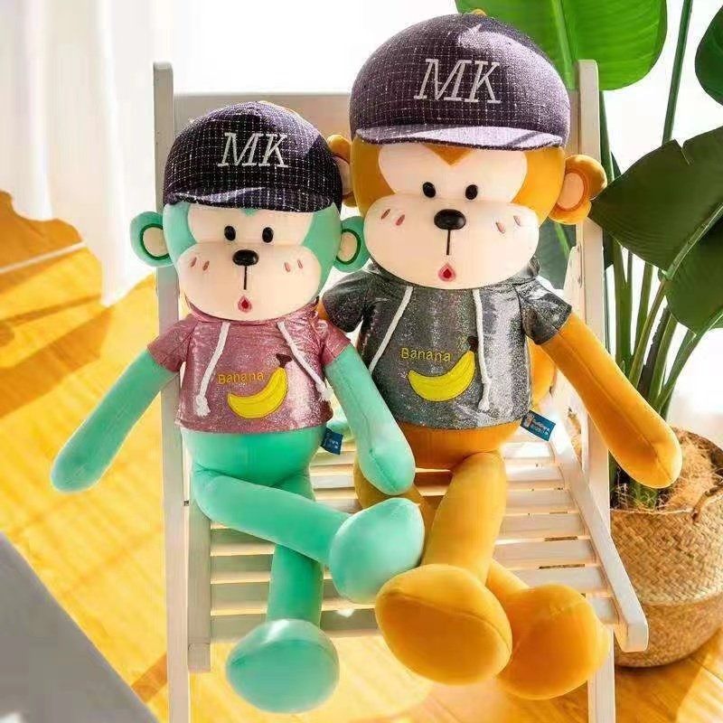 Factory direct plush doll wallet monkey Baohua toy firm 0774 thumbnail