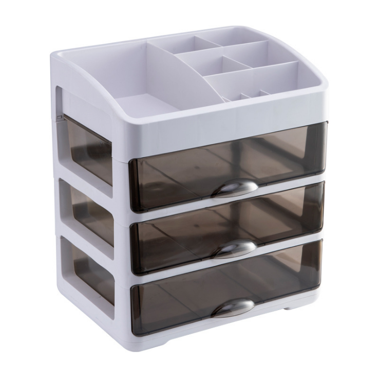 Plastic storage box, stationery and document storage box detail image 2