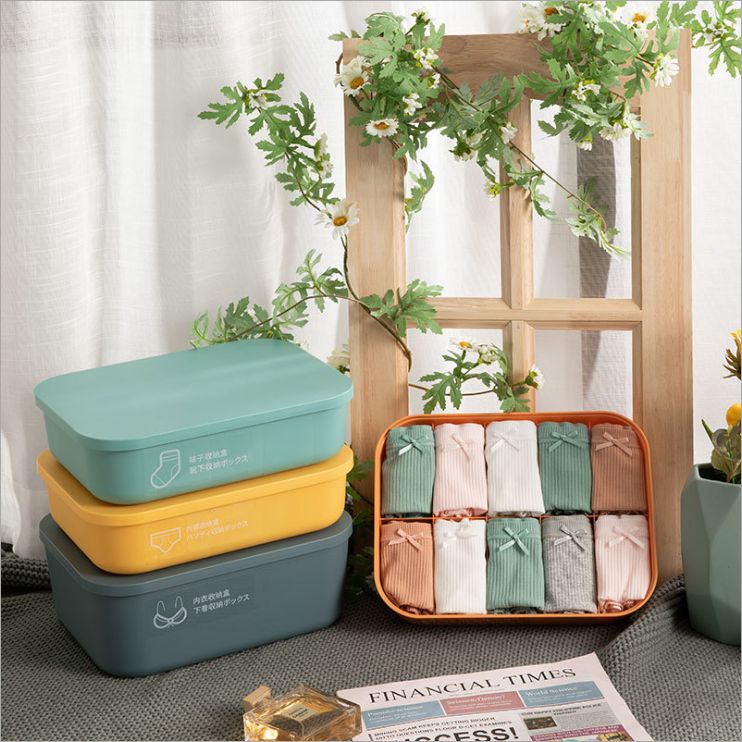 Plastic underwear container