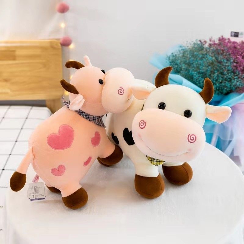 Factory direct sales of plush toys, cartoon characters, Niu Baohua Toys Store, plush dolls, cartoon characters, cute sleeping cushions, lazy bed pillows, 0774 Specification image
