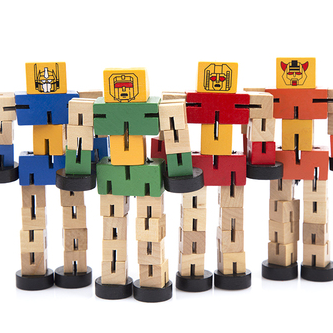 Wooden versatile robot