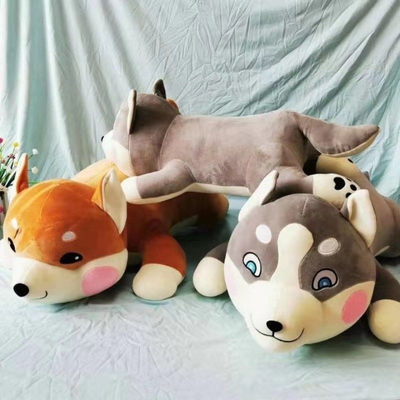 Manufacturers direct plush doll party type husky Baohua toy firm